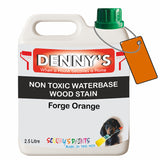 Denny's Stain Paint For Fences Colour- Forge Orange - Weatherproof Uv-Safe Protect