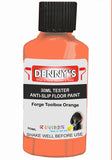 Denny's Floor Paint For Grip Coating Colour- Forge Toolbox Orange - Anti-Slip Hardwearing Safe