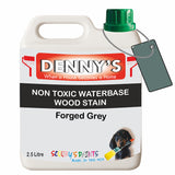 Denny's Stain Paint For Sheds Colour- Forged Grey - Weatherproof Uv-Safe Nourish