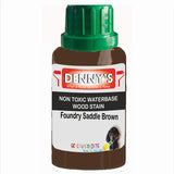 Denny's Stain Paint For Fences Colour- Foundry Saddle Brown - Weatherproof Uv-Safe Protect