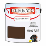 Denny's Wood Paint For Decking Colour- Foundry Saddle Brown - Anti-Slip Weatherproof Durable