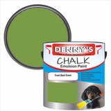 Denny's Chalk Paint For Walls Colour- Fresh Basil Green - Matte Wipe-Clean Coverage