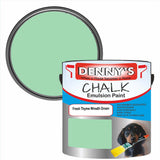 Denny's Chalk Paint For Furniture Colour- Fresh Thyme Wreath Green - Matte Scuffproof Refresh
