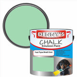 Denny's Chalk Paint For Walls Colour- Fresh Thyme Wreath Green - Matte Wipe-Clean Coverage
