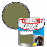 Denny's Chalk Paint For Furniture Colour- Fresh Willow Meadow Green - Matte Scuffproof Refresh