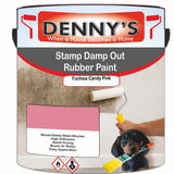 Denny's Waterpoof Paint For Stamp Out Damp Colour- Fuchsia Candy Pink - Damp-Block Mould-Safe Breathable