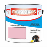 Denny's Plastic Paint For Doors Colour- Fuchsia Cotton Pink - Scuffproof Wipeable Durable