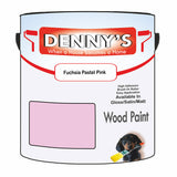 Denny's Wood Paint For Decking Colour- Fuchsia Pastel Pink - Anti-Slip Weatherproof Durable