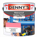 Denny's Waterpoof Paint For Pools Colour- Fuchsia Pink - Water-Seal Chlorine-Tough Anti-Slip