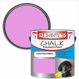 Denny's Chalk Paint For Furniture Colour- Fuchsia Radiant Magenta - Matte Scuffproof Refresh