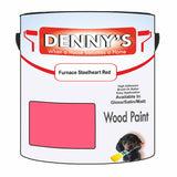 Denny's Wood Paint For Decking Colour- Furnace Steelheart Red - Anti-Slip Weatherproof Durable