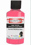 Denny's Floor Paint For Grip Coating Colour- Furnace Steelheart Red - Anti-Slip Hardwearing Safe