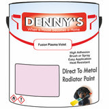 Denny's High Temp Paint For Grilles Colour- Fusion Plasma Violet - Heatproof Rustguard Durable