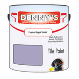 Denny's Tile Paint For Commercial Areas Colour- Fusion Regal Violet - High-Traffic Durable Easy-Clean
