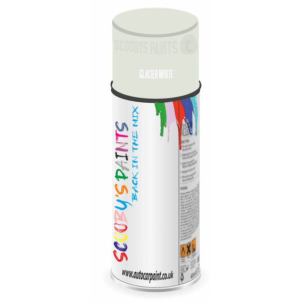 Mixed Paint For Mg Mgb Glacier White Aerosol Spray A2