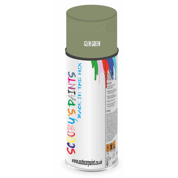 Mixed Paint For Mg Mgb Glen Green Aerosol Spray A2