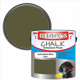Denny's Chalk Paint For Walls Colour- Garden Meadow Willow Green - Matte Wipe-Clean Coverage