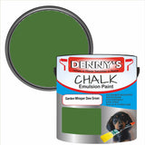 Denny's Chalk Paint For Walls Colour- Garden Whisper Dew Green - Matte Wipe-Clean Coverage