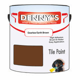 Denny's Tile Paint For Bathroom Tile Colour- Gearbox Earth Brown - Moistureproof Easy-Clean Makeover