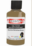 Denny's Floor Paint For Grip Coating Colour- Gearbox Workshop Brown - Anti-Slip Hardwearing Safe