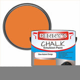 Denny's Chalk Paint For Ceilings Colour- Glow Autumn Orange - Matte Stain-Hide Ceiling