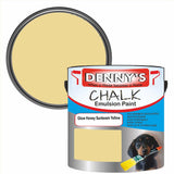Denny's Chalk Paint For Furniture Colour- Glow Honey Sunbeam Yellow - Matte Scuffproof Refresh