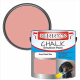 Denny's Chalk Paint For Walls Colour- Grace Classic Rose - Matte Wipe-Clean Coverage