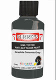 Denny's Floor Paint For Grip Coating Colour- Graphite Concrete Grey - Anti-Slip Hardwearing Safe