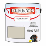 Denny's Wood Paint For Decking Colour- Graphite Duct Grey - Anti-Slip Weatherproof Durable