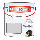 Denny's Wood Paint For Decking Colour- Graphite Grey - Anti-Slip Weatherproof Durable