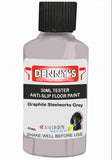 Denny's Floor Paint For Grip Coating Colour- Graphite Steelworks Grey - Anti-Slip Hardwearing Safe