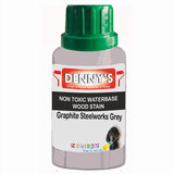 Denny's Stain Paint For Sheds Colour- Graphite Steelworks Grey - Weatherproof Uv-Safe Nourish