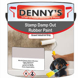 Denny's Waterpoof Paint For Stamp Out Damp Colour- Gravel Industrial Grey - Damp-Block Mould-Safe Breathable