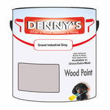 Denny's Wood Paint For Decking Colour- Gravel Industrial Grey - Anti-Slip Weatherproof Durable