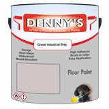 Denny's Floor Paint For Commercial Areas Colour- Gravel Industrial Grey - High-Traffic Anti-Slip Hardwearing