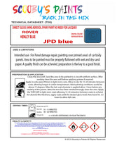 HENLEY BLUE Aerosol Spray Paint Code JPD Classic ROVER Model 600 Automotive Restorative Paint Vehicle Touch-Up ROVER JPD Paint Car Restoration DIY Auto Painting Classic Car Refinishing High-Quality Spray Paint Automotive Finish Vehicle Restoration Supplies Custom Car Paint Auto Body Paint Aerosol Can Automotive Refinishing Paint for Classic Cars