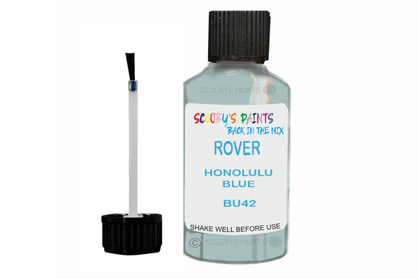 Mixed Paint For Rover 3500/Sd1, Honolulu Blue, Touch Up, Bu42