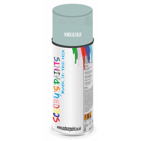 Mixed Paint For Morris Mini Honolulu Blue Aerosol Spray A2