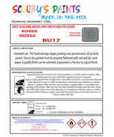 HORIZON BLUE Aerosol Spray Paint Code BU17 Classic ROVER Model A60 Cambridge Automotive Restorative Paint Vehicle Touch-Up ROVER BU17 Paint Car Restoration DIY Auto Painting Classic Car Refinishing High-Quality Spray Paint Automotive Finish Vehicle Restoration Supplies Custom Car Paint Auto Body Paint Aerosol Can Automotive Refinishing Paint for Classic Cars