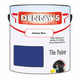 Denny's Tile Paint For Bathroom Tile Colour- Harbour Blue - Moistureproof Easy-Clean Makeover