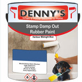 Denny's Waterpoof Paint For Stamp Out Damp Colour- Harbour Midnight Blue - Damp-Block Mould-Safe Breathable