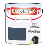 Denny's Wood Paint For Decking Colour- Harbour Nautical Blue - Anti-Slip Weatherproof Durable