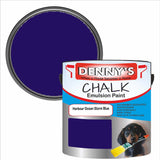 Denny's Chalk Paint For Furniture Colour- Harbour Ocean Storm Blue - Matte Scuffproof Refresh