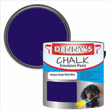 Denny's Chalk Paint For Cabinets Colour- Harbour Ocean Storm Blue - Matte Scuffproof Easy-Clean