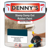Denny's Waterpoof Paint For Stamp Out Damp Colour- Harbour Signal Blue - Damp-Block Mould-Safe Breathable