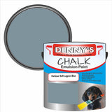 Denny's Chalk Paint For Walls Colour- Harbour Soft Lagoon Blue - Matte Wipe-Clean Coverage
