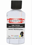 Denny's Floor Paint For Grip Coating Colour- Harbour Workshop Blue - Anti-Slip Hardwearing Safe