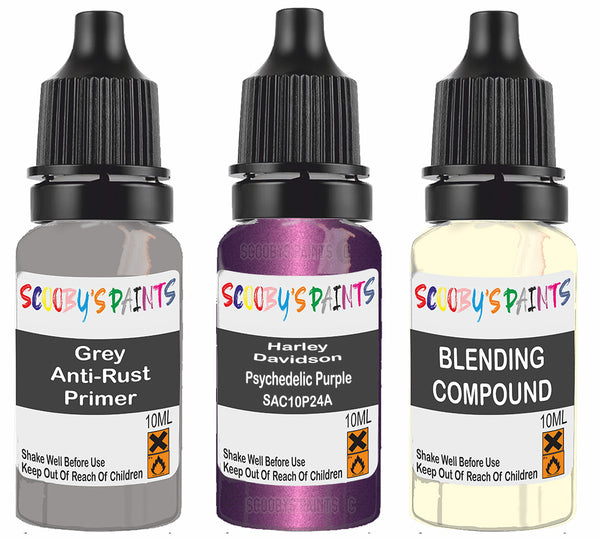 Motorbike Paint For Harley Davidson Fat Boy Psychedelic Purple