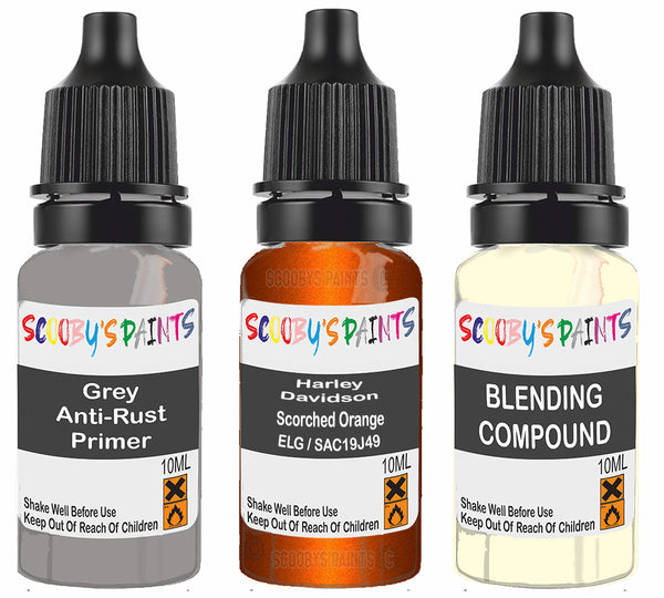 Motorbike Paint For Harley Davidson Breakout Scorched Orange Code Elg – Auto Car Paint UK