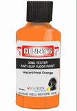 Denny's Floor Paint For Grip Coating Colour- Hazard Heat Orange - Anti-Slip Hardwearing Safe